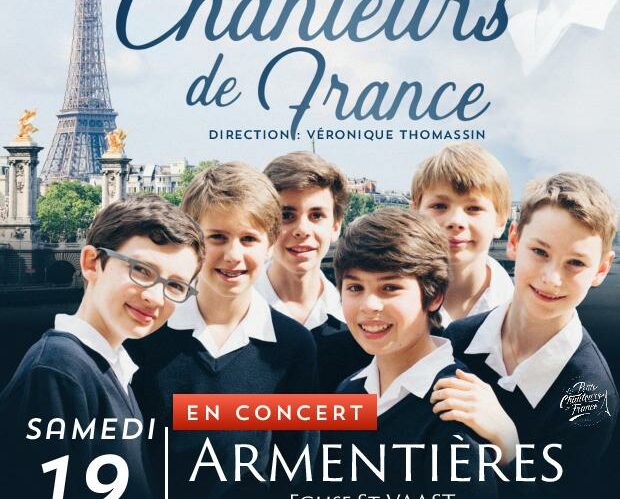 Les petits chanteurs de France se produisent à Armentières